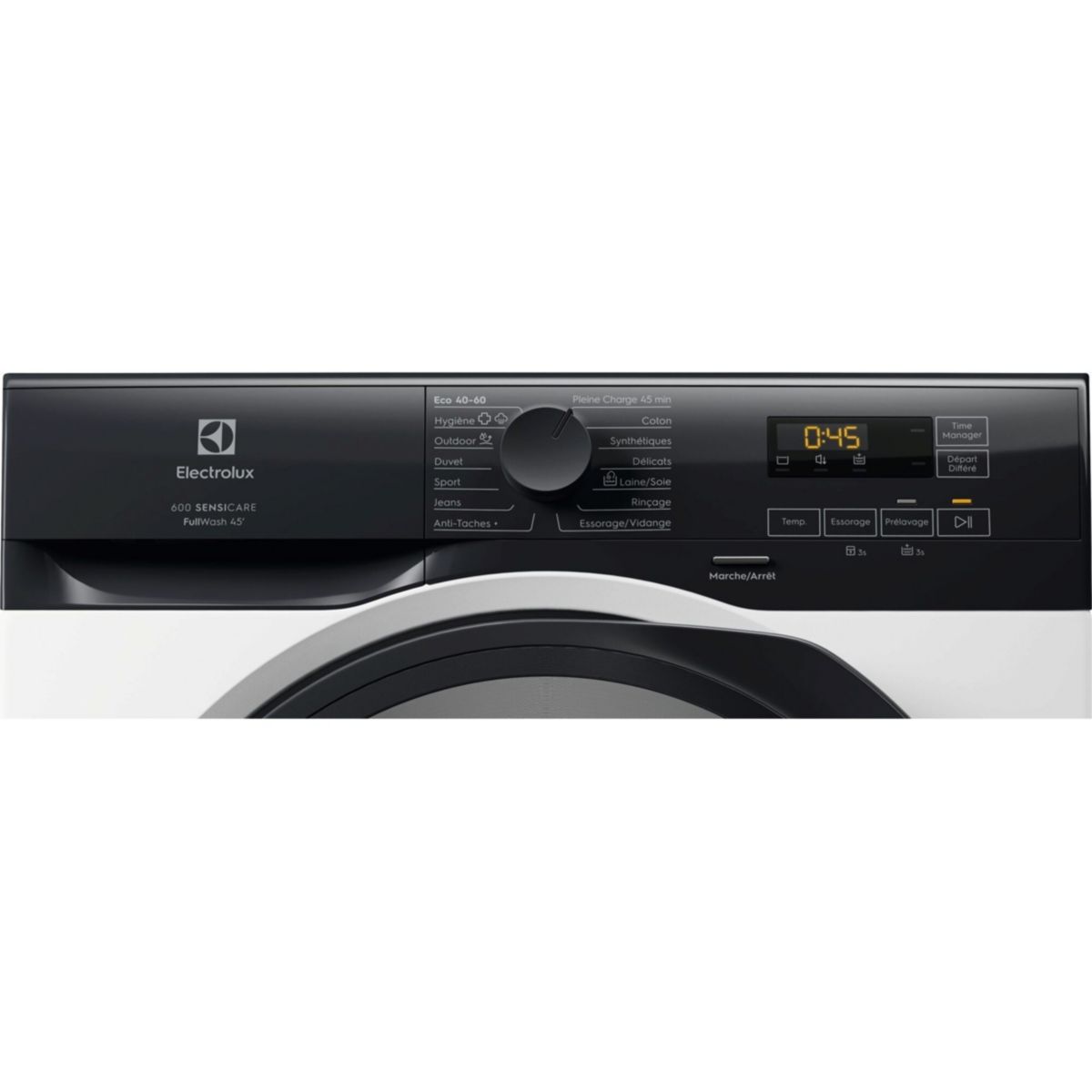 Lave linge hublot EW6EE1041AB couleur unique, ELECTROLUX