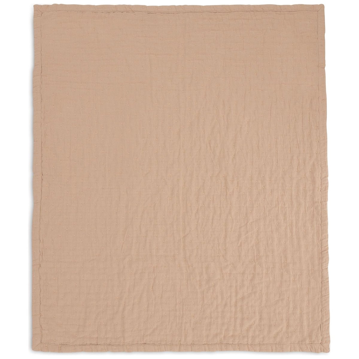 Couverture en gaze de coton marron, JOLLEIN