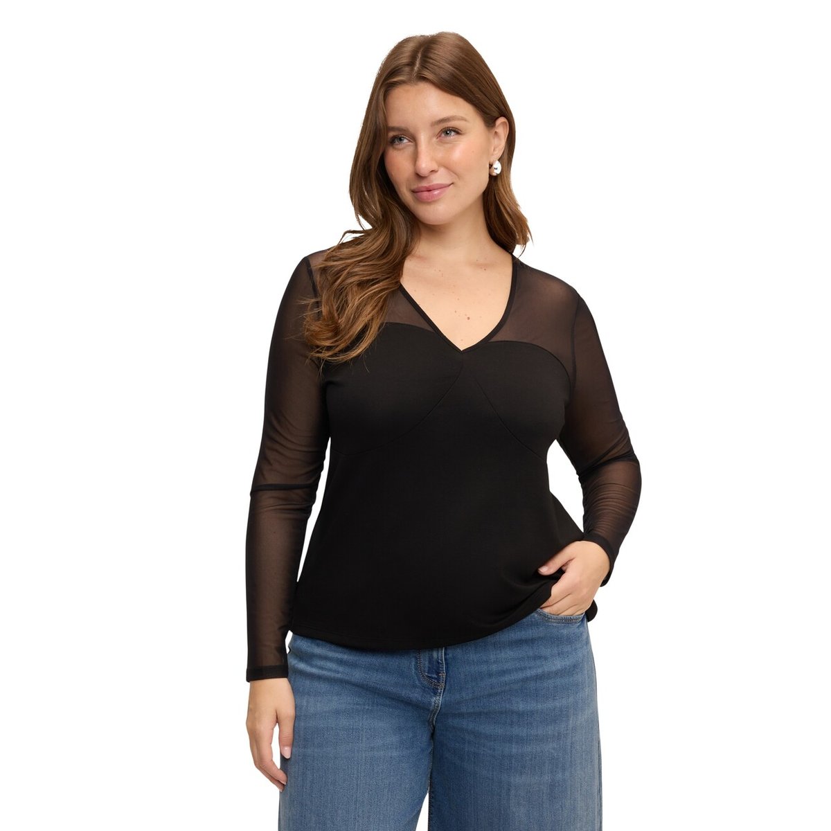 T-shirt noir, FIORELLA RUBINO