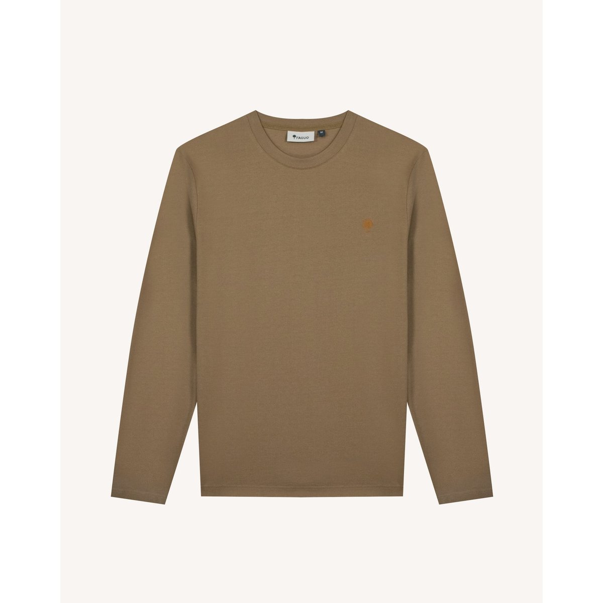 T-shirt en maille camel, FAGUO