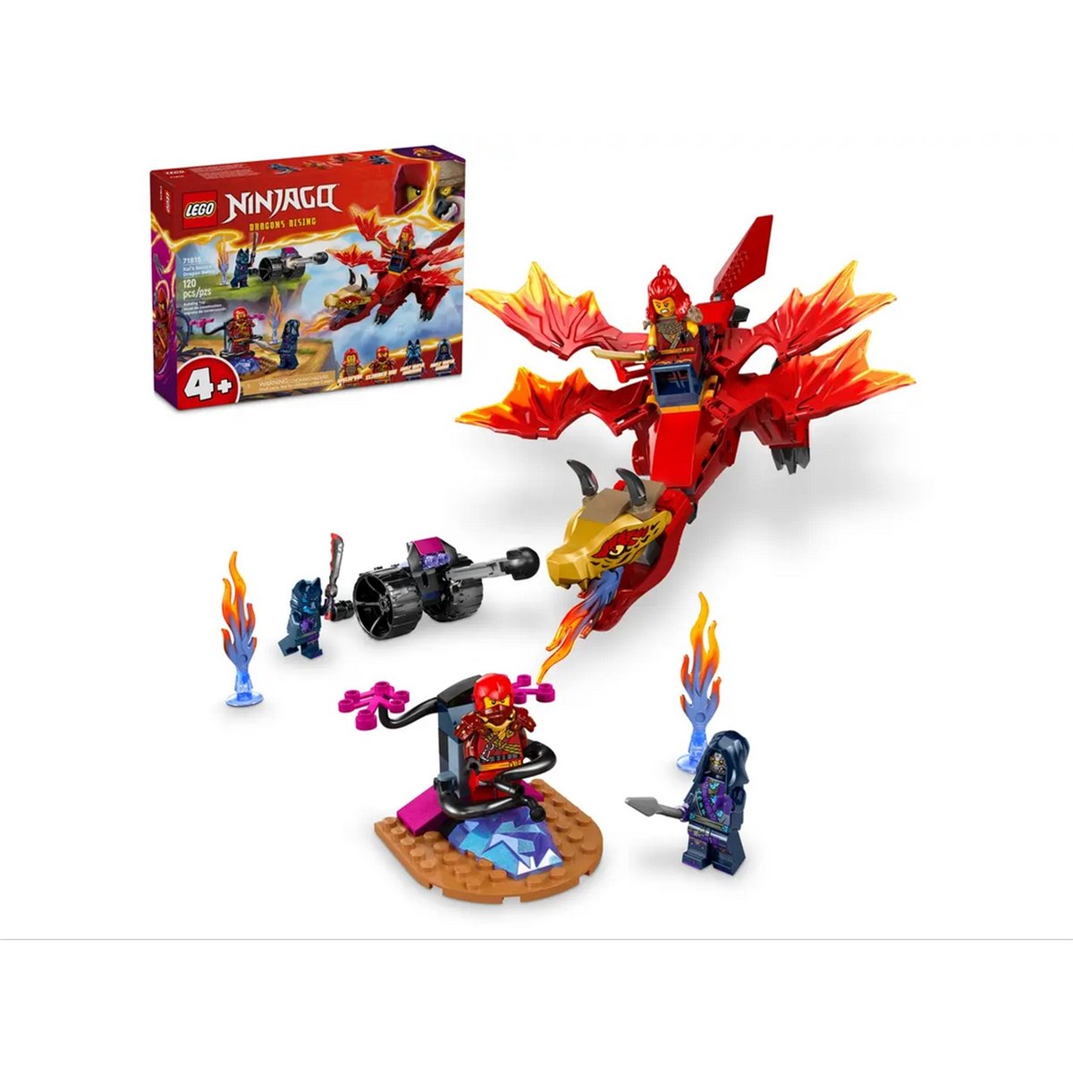 La bataille du dragon source de Kai multicolore, LEGO