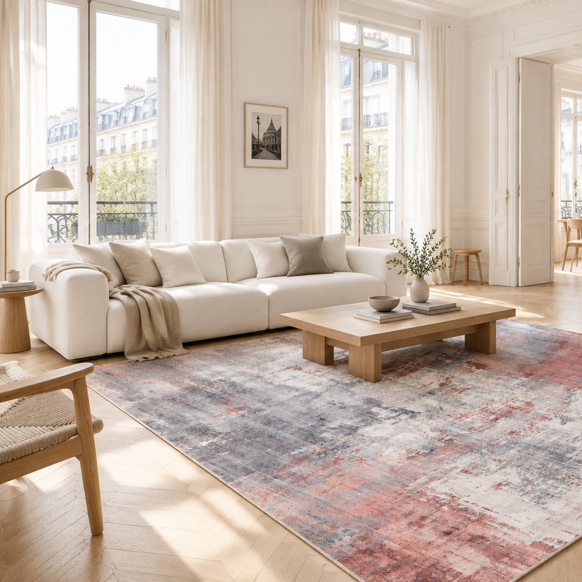 Tapis design ISPAHAN palette colorée, AFK LIVING
