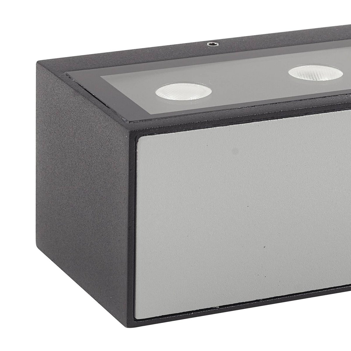 Applique extérieure en aluminium moderneLED noir, LUCANDE