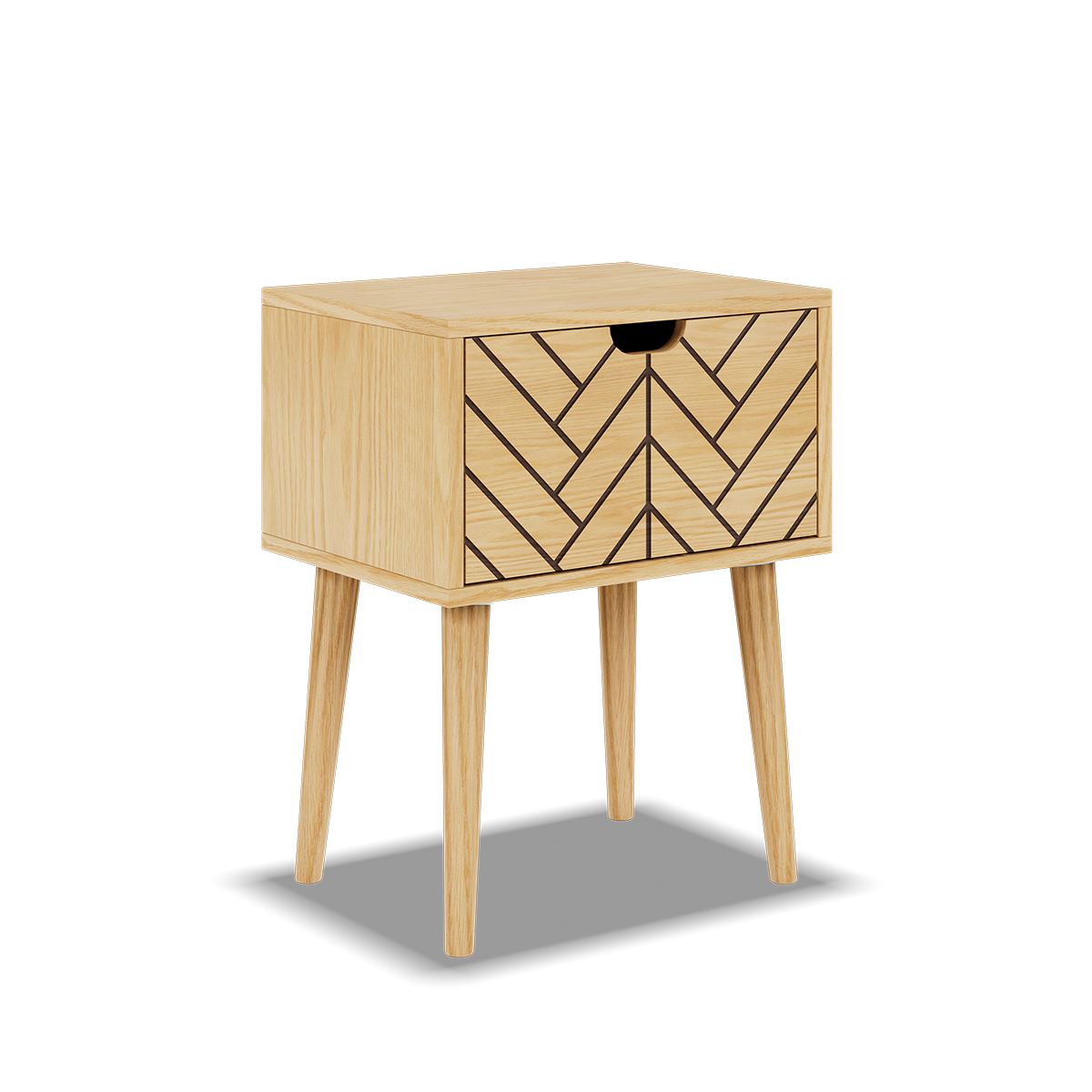 Table de chevet pin ALI bois_de_pin, SLOME