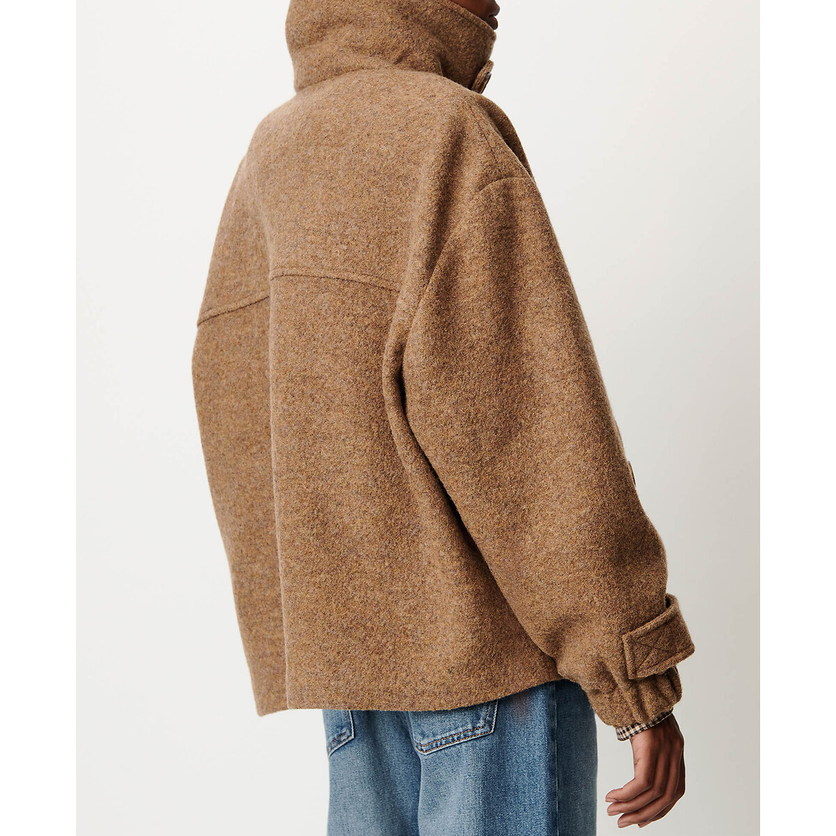 Cappotto corto in lana, HATTSON cammello chiaro, SESSUN