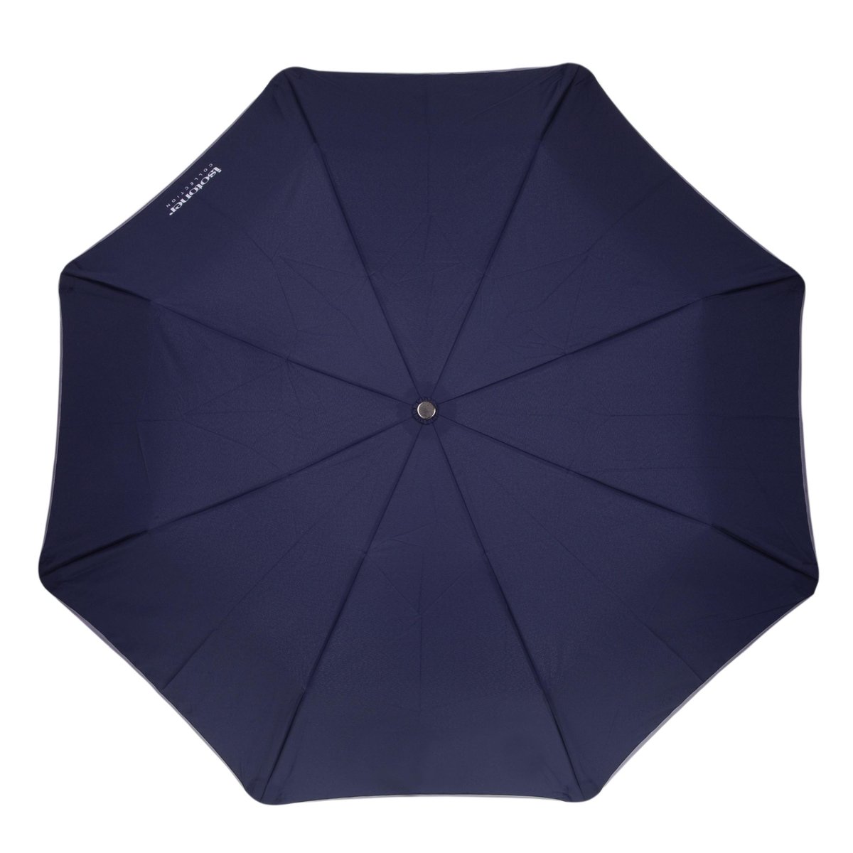 Parapluie bleu marine liseré foncé, ISOTONER