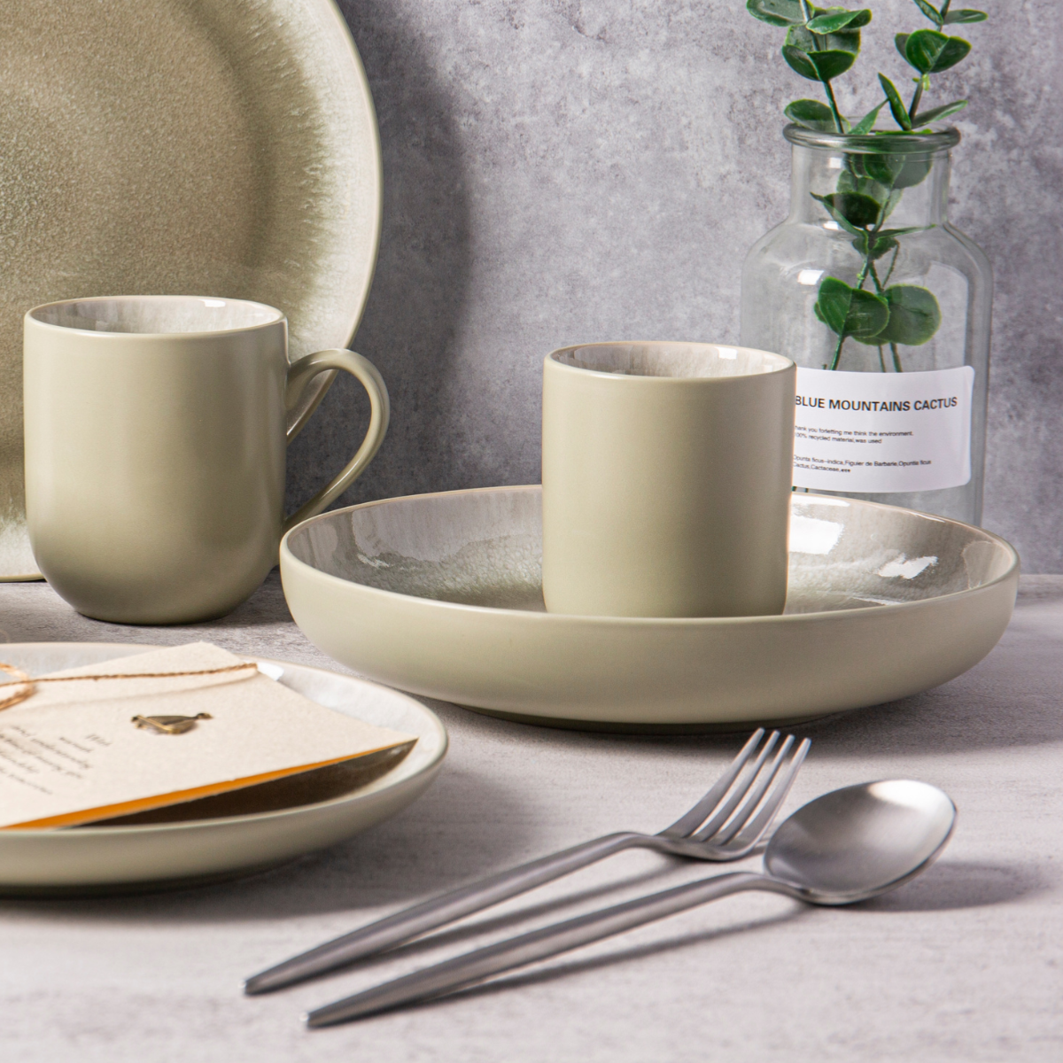 Lot de 6 assiettes creuses - "Iris" couleur unique, LAGUIOLE CUISSON