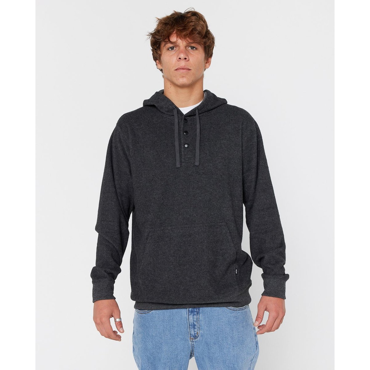 Sweat à capuche GRID noir marbré, RIP CURL