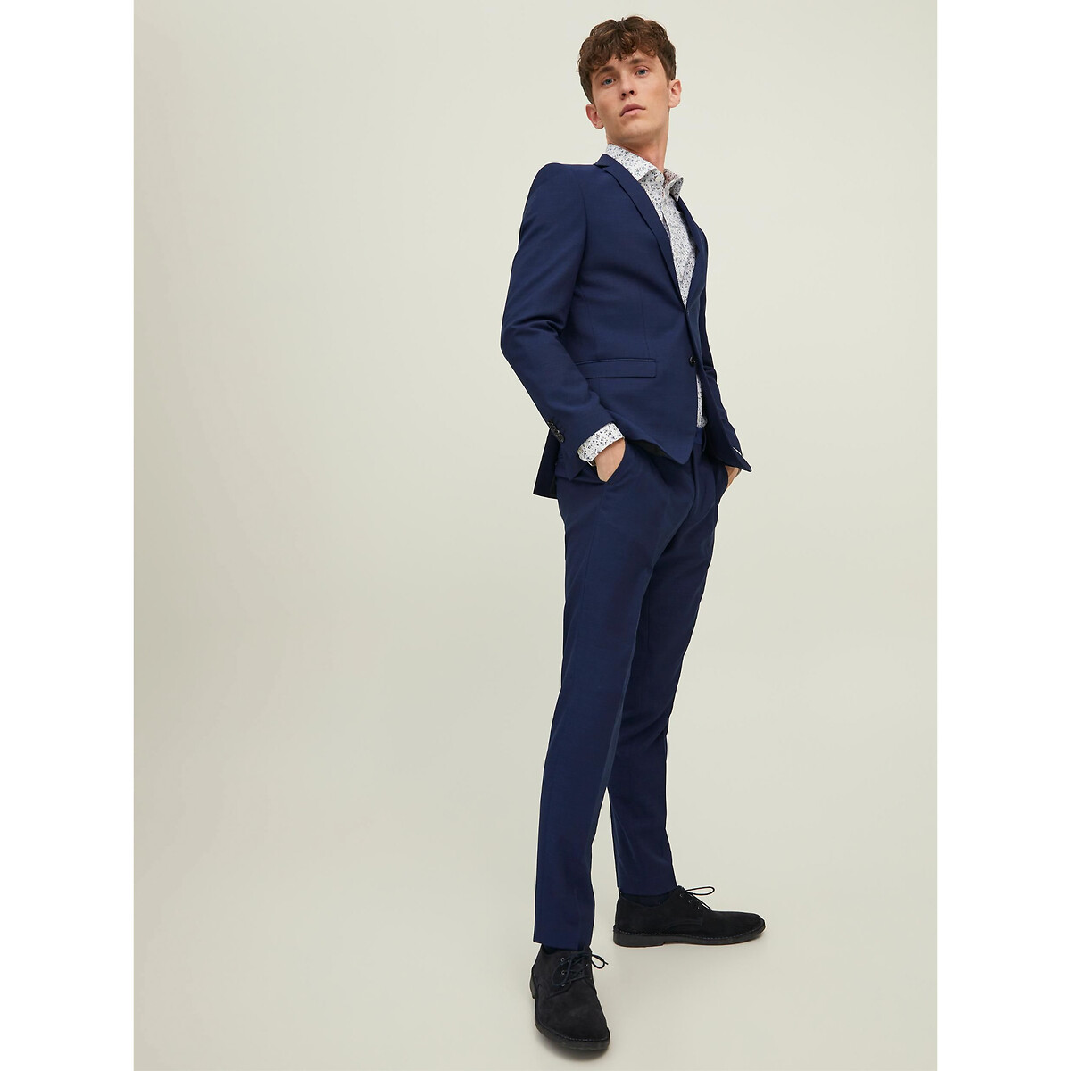 Completo da abito due pezzi Jprsolaris blu, JACK & JONES