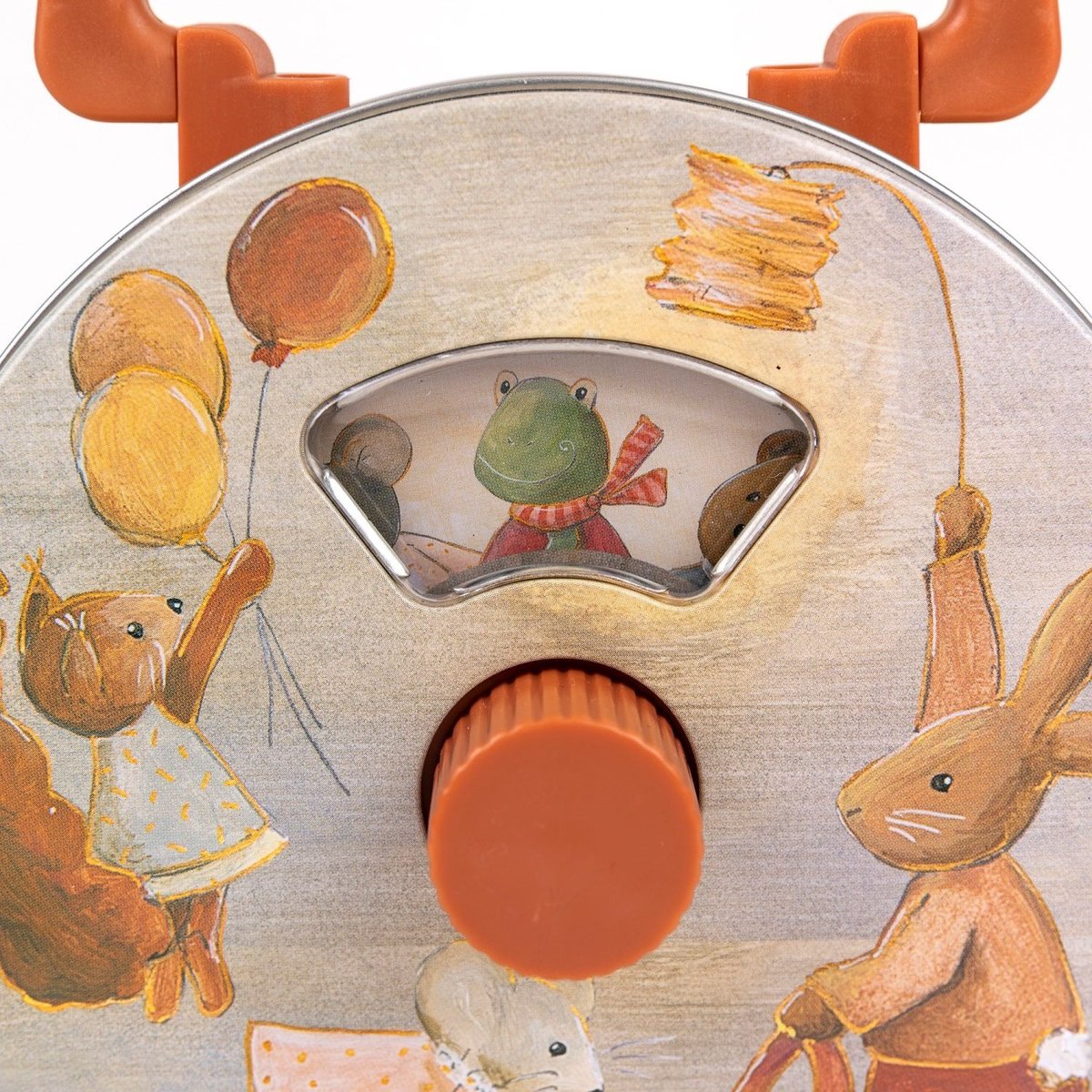 Boîte à musique gris, orange, beige, EGMONT TOYS