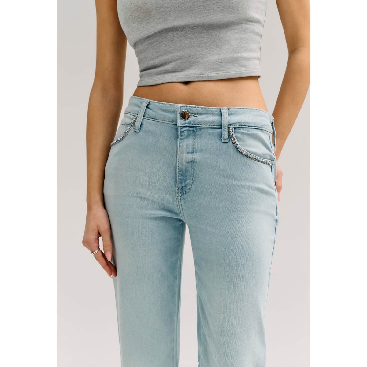Jean Sexy Straight bleu clair, GUESS