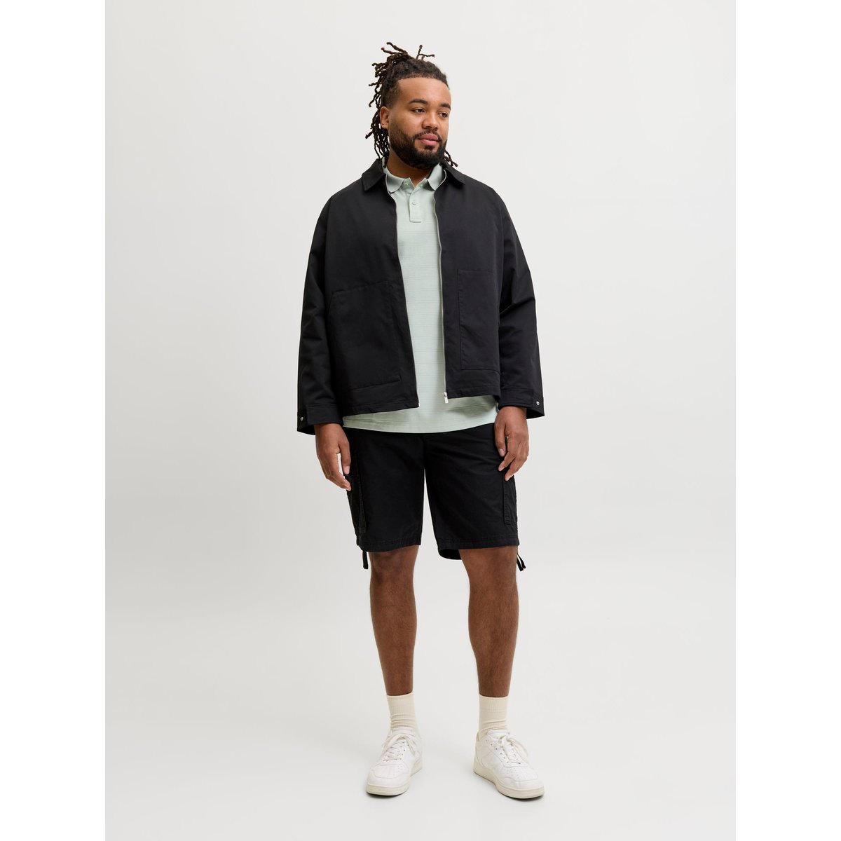 Polo turquiose - aqua gray 1, JACK & JONES