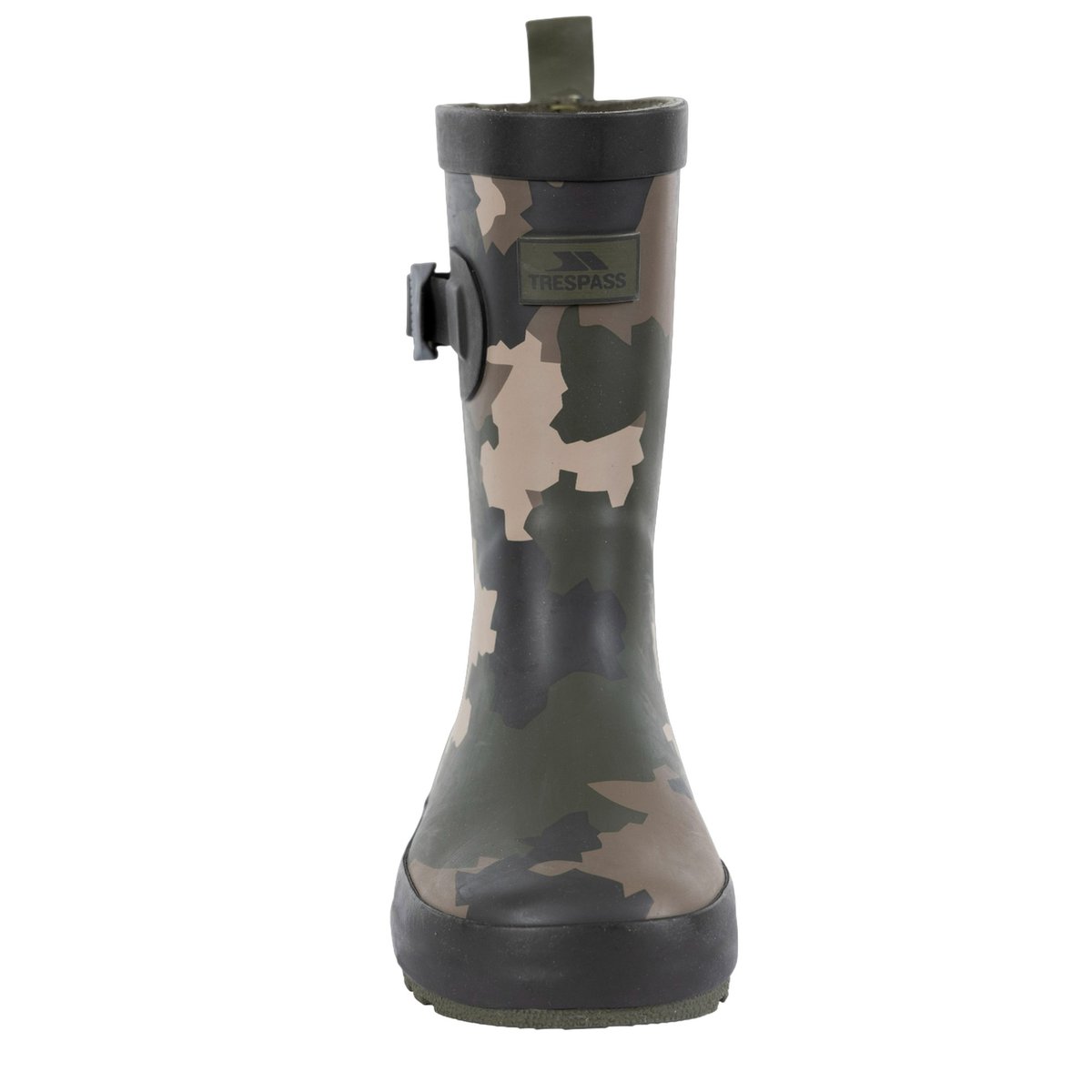 Bottes de pluie PUDDLE vert / marron / noir, TRESPASS