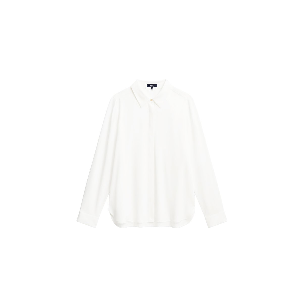 Chemise coupe droite CJAMIE ecru, CAROLL