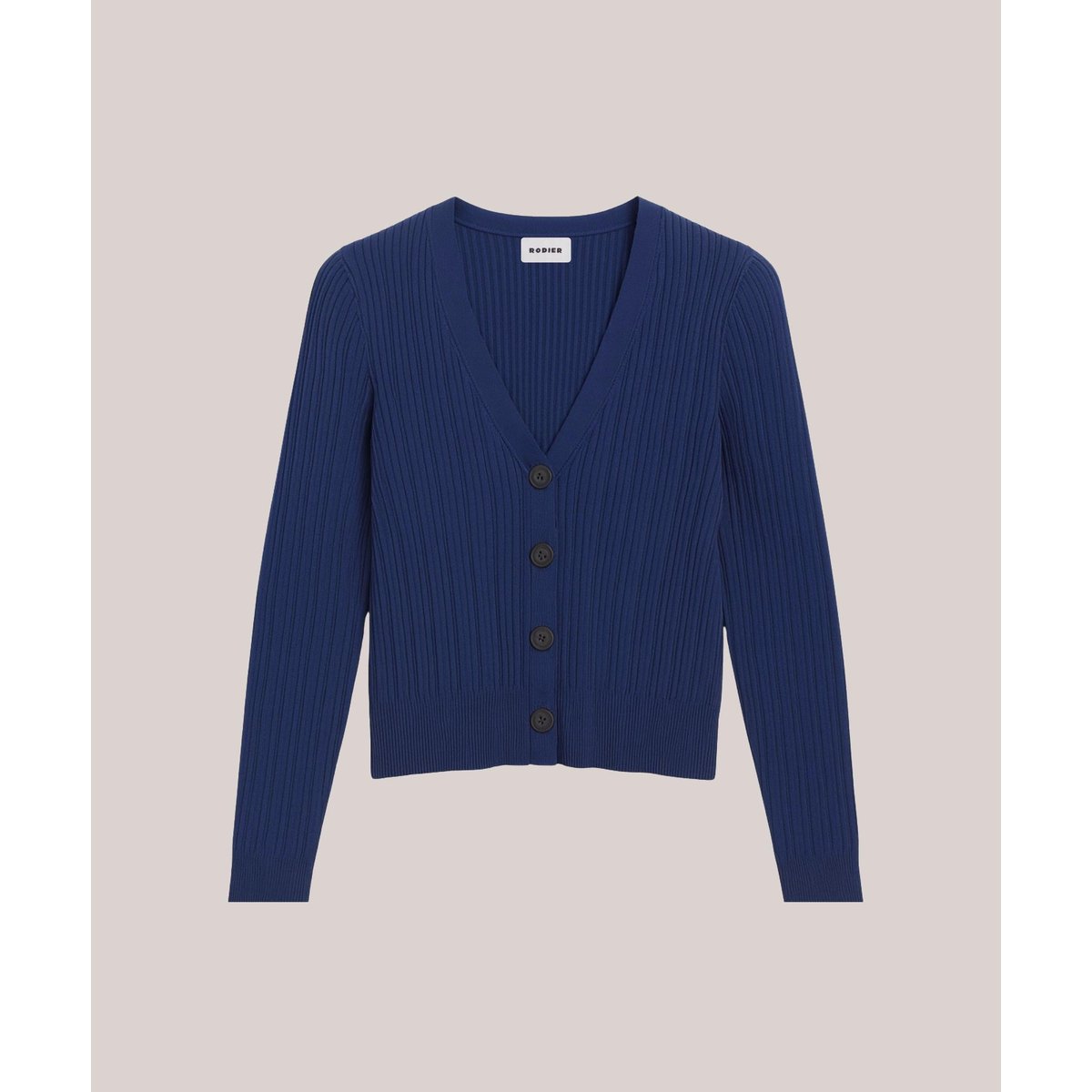 Gilet à côtes bleu marine, RODIER