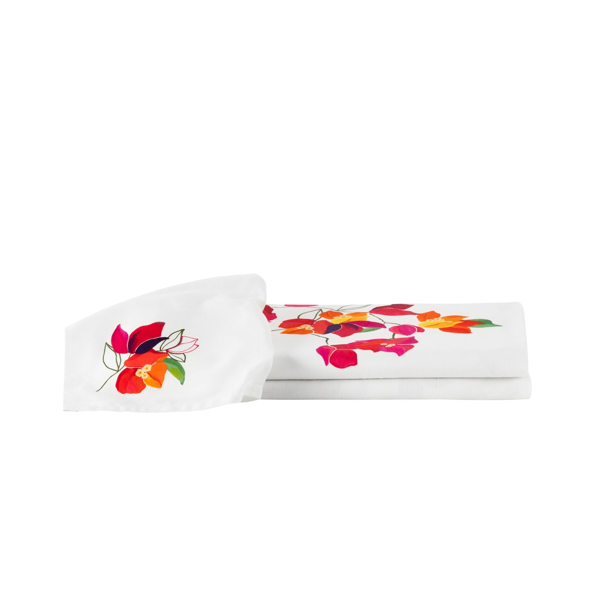 Nappe rectangulaire coton NECTAR beige, CARRE BLANC