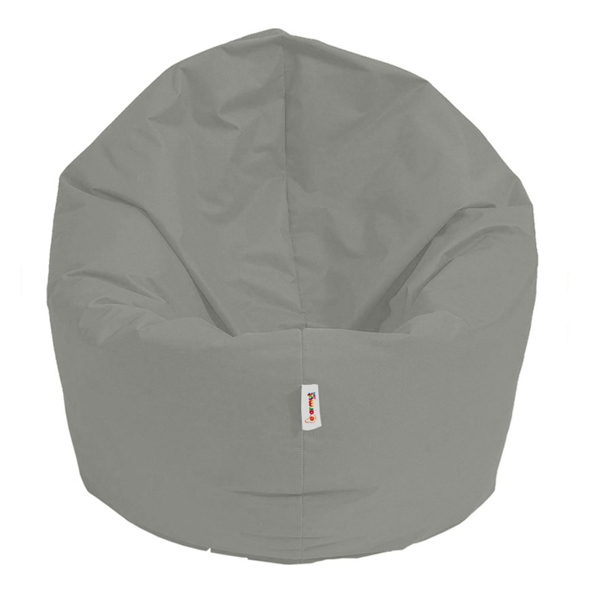 Pouf d'extérieur imperméable en polyester ARTA gris, PIER IMPORT