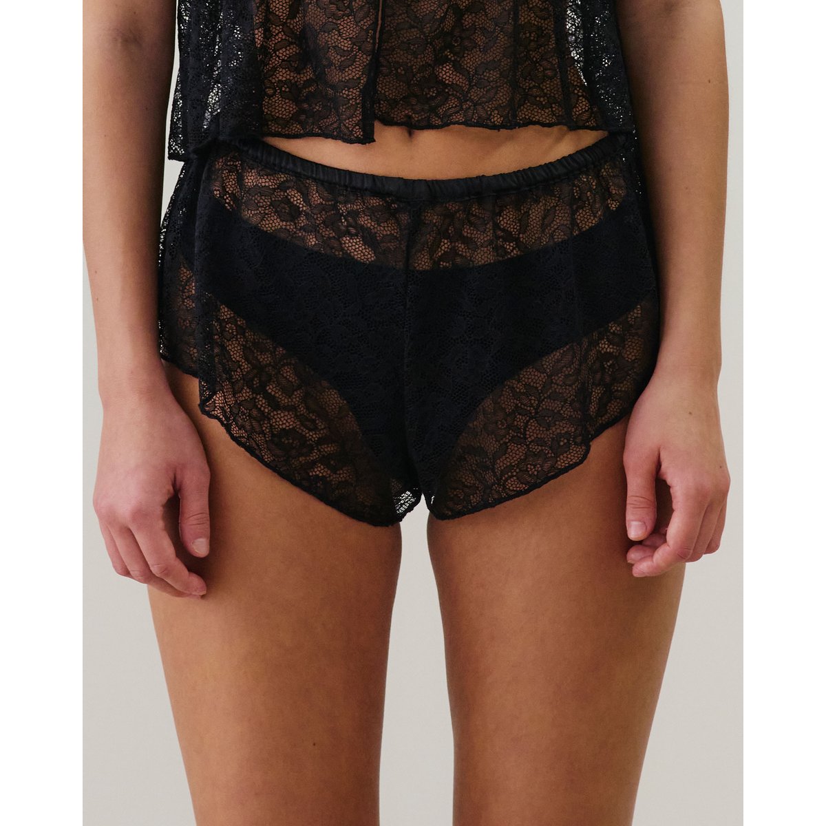 Short en dentelle SWEETIZ DOTIZ noir, UNDIZ