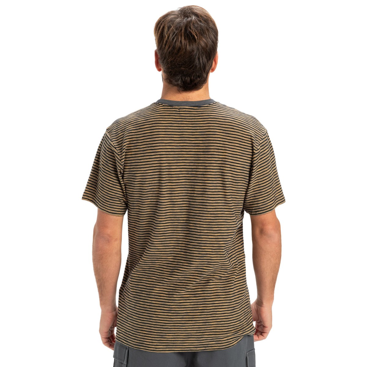 T-shirt à manches courtes KENTIN noir blackkentinstripes, QUIKSILVER