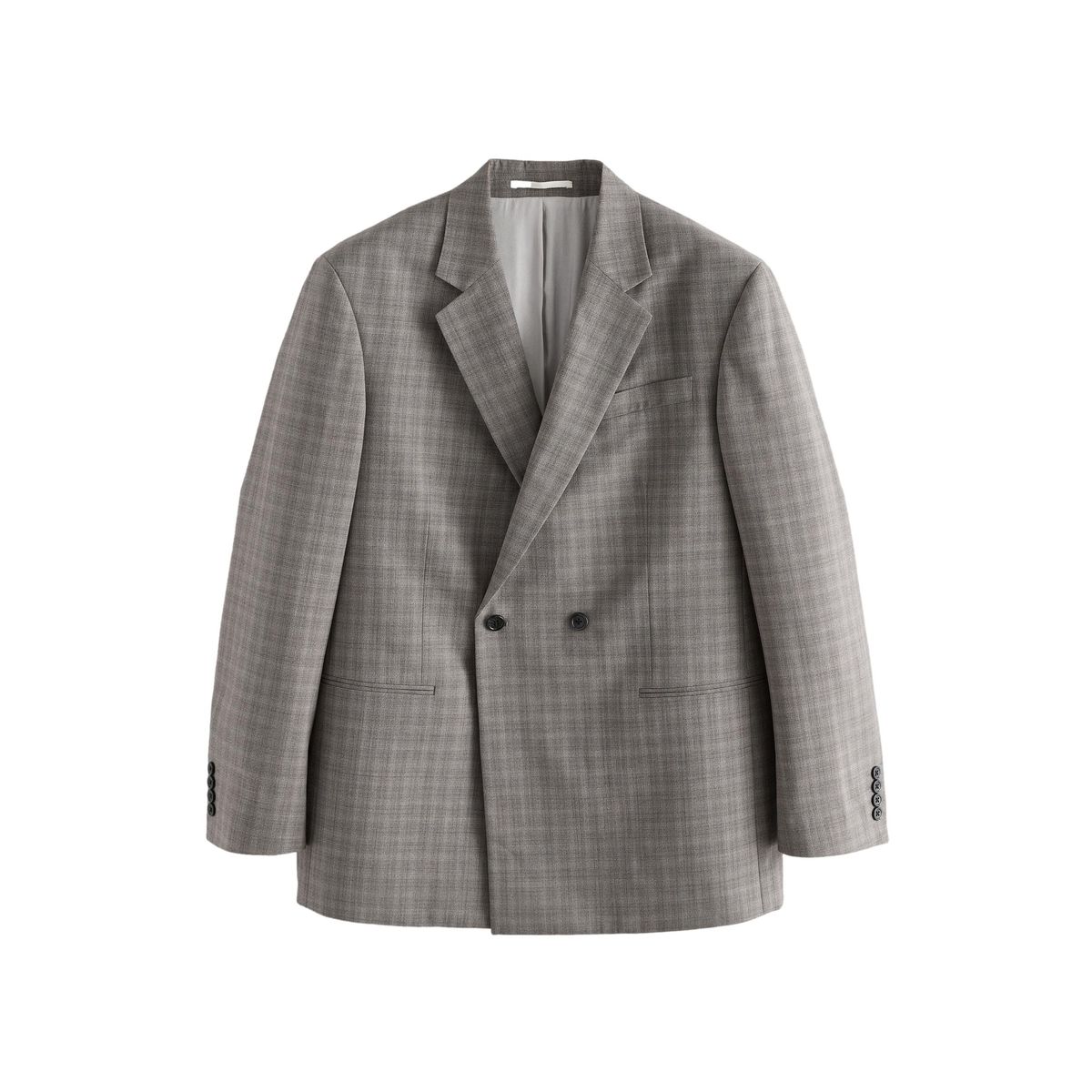 Veste de costume croisée carreaux n. premium marron, NEXT