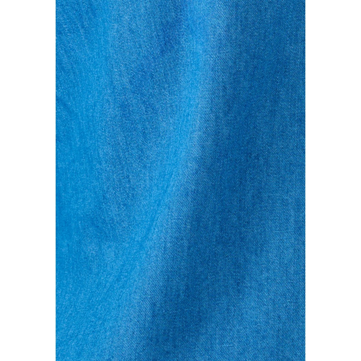 Chemisier en denim brodé bleu denim moyen, DAMART
