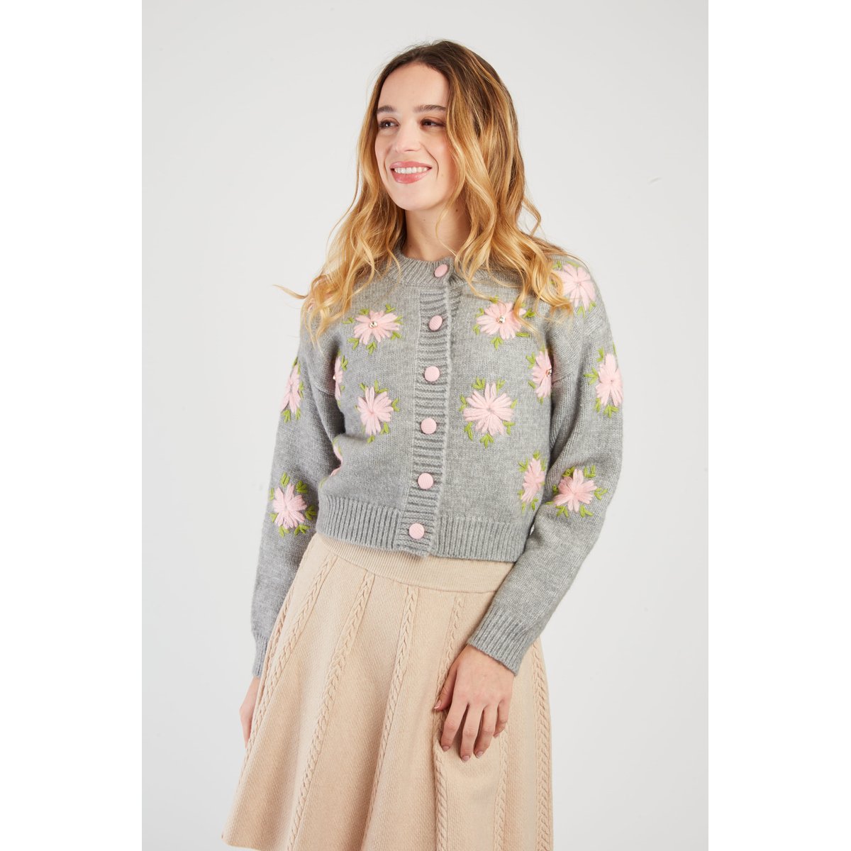 Cardigan en maille BALLADE gris, DERHY