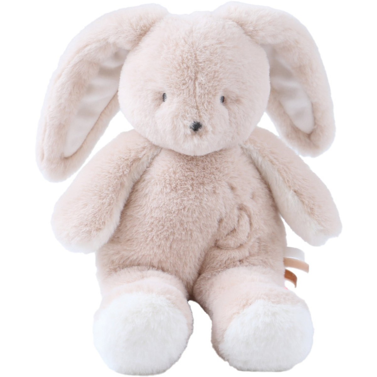 Peluche beige, blanc, NOUKIE'S