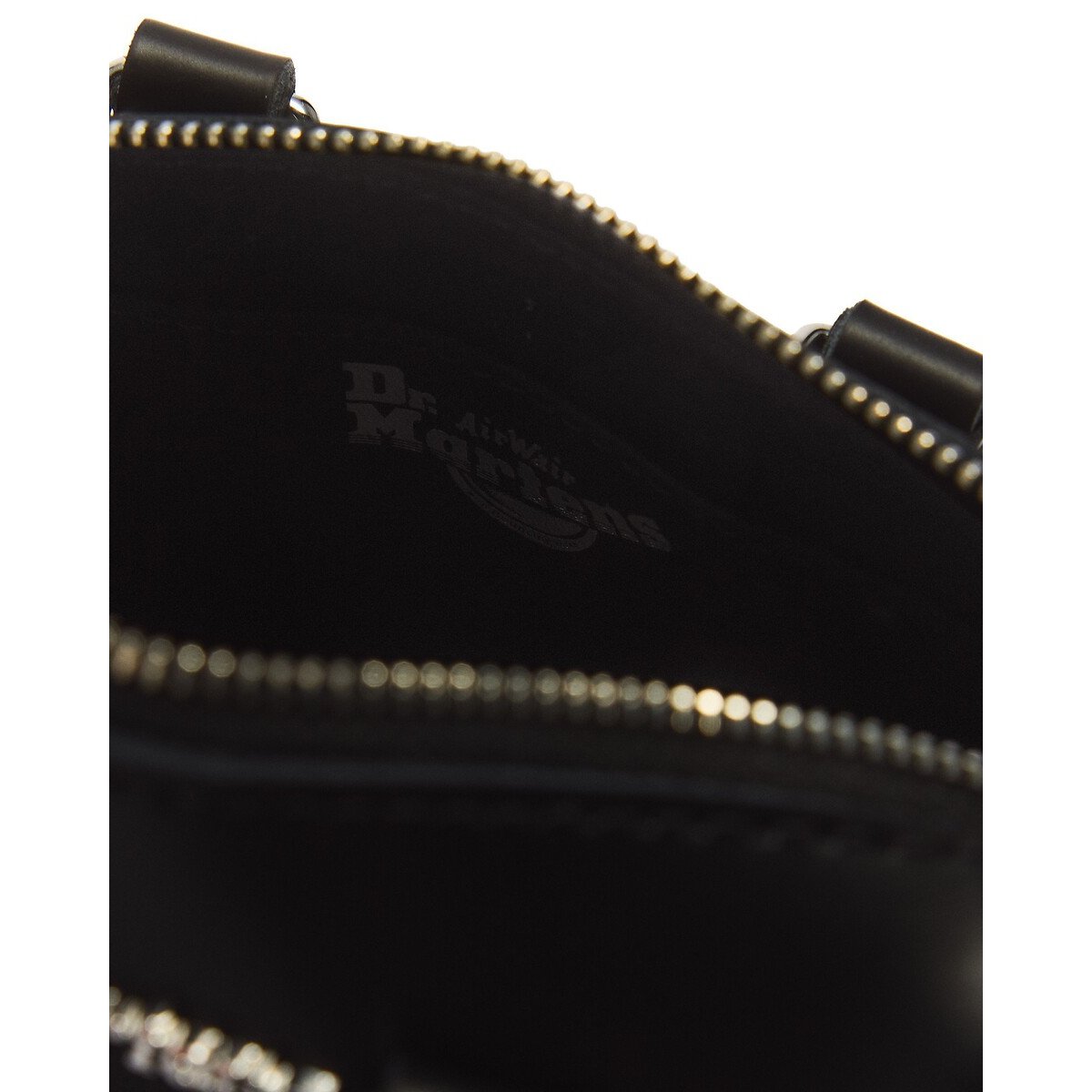 Mini sac à main, en cuir, à anses noir, DR. MARTENS