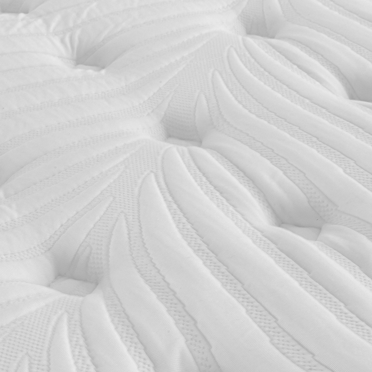 Ensemble ELEGANCE place Matelas Mémoire de forme + Sommier Bois blanc, HYPSOM