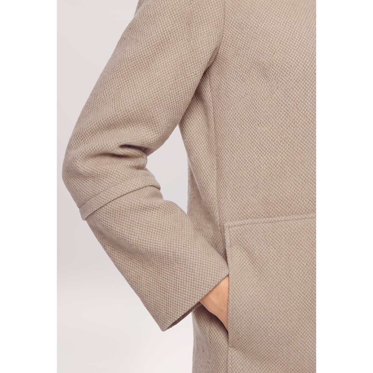 Blazer oversize à manches longues taupe, BETTY BARCLAY