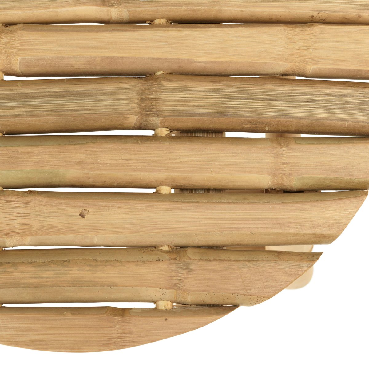 Canapé 3 places, pouf et table basse bambou CALVIA vert, PIER IMPORT