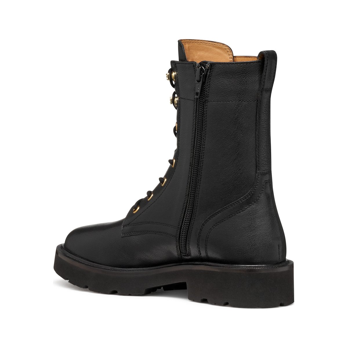 Bottines lacées en cuir, NORIZE noir, GEOX