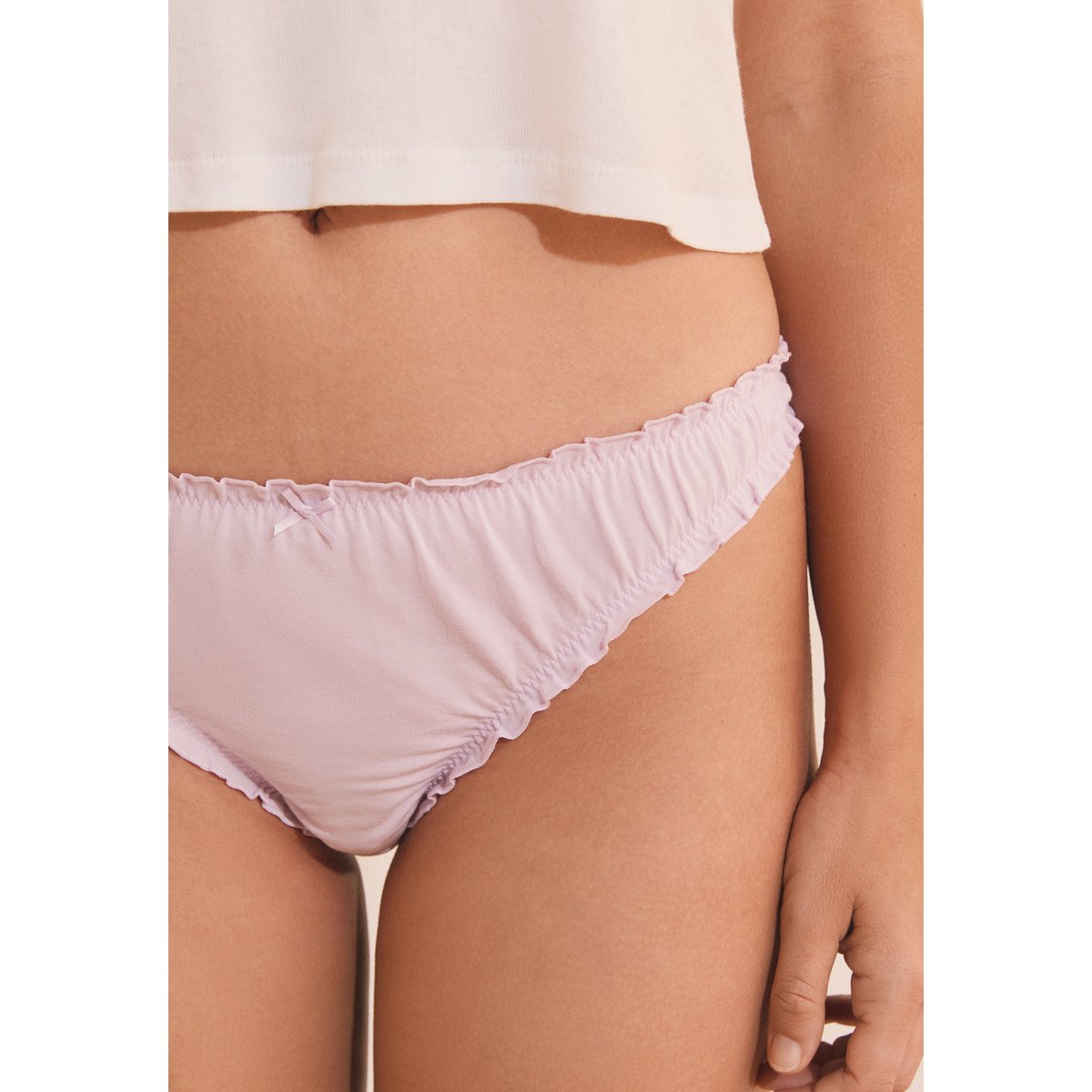 String en coton NORA COTON lilas, ETAM