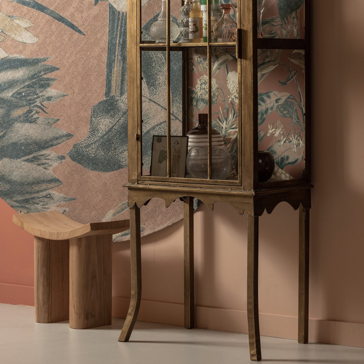 Tabouret en bois design H45cm- JAPAN bois clair, WOOOD