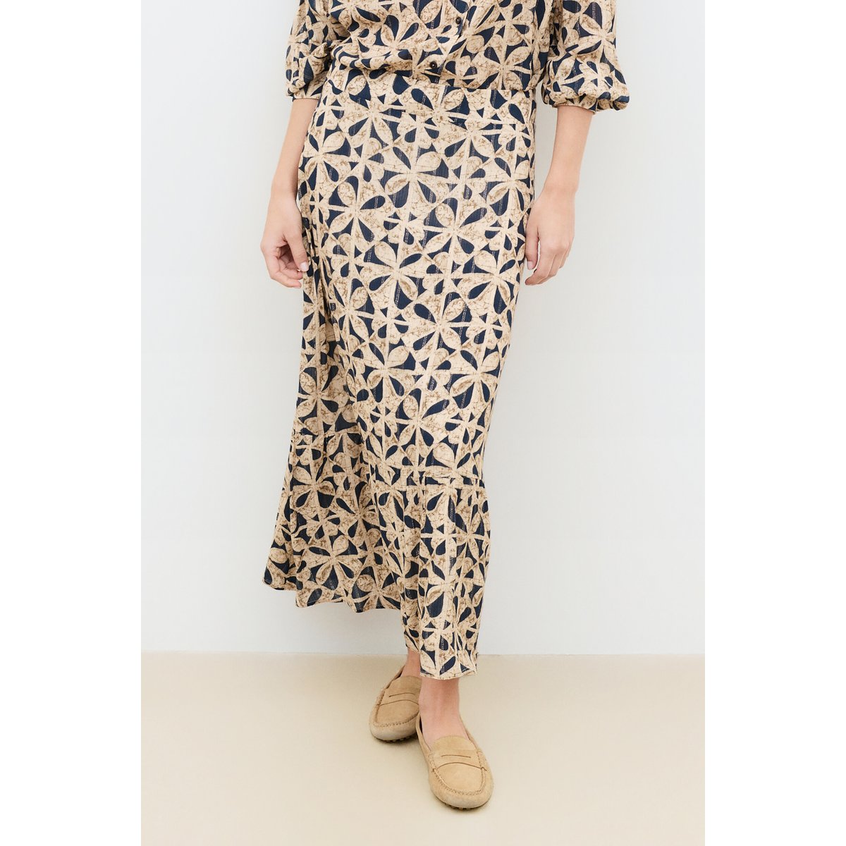 Jupe longue fluide JAISON multicolore, CAROLL