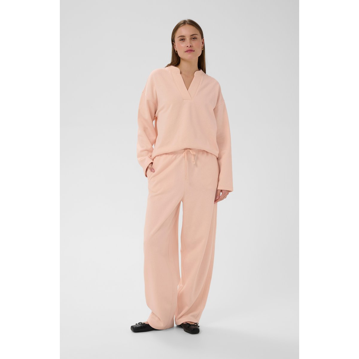 Pantalon Tricoté rose pearl blush, SOAKED IN LUXURY