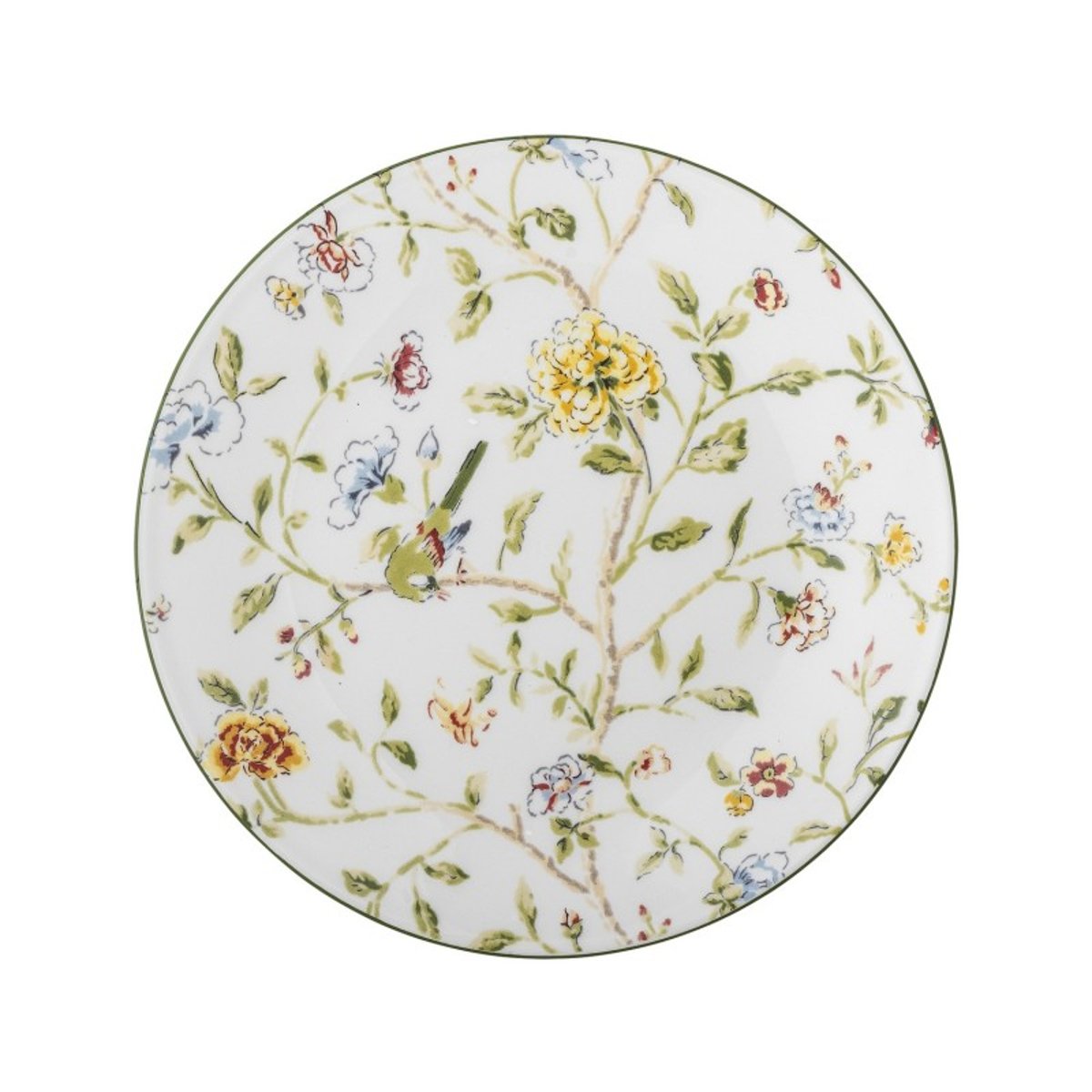 Assiette motif floral Bloomie set de 4 multicolore, BLOOMINGVILLE