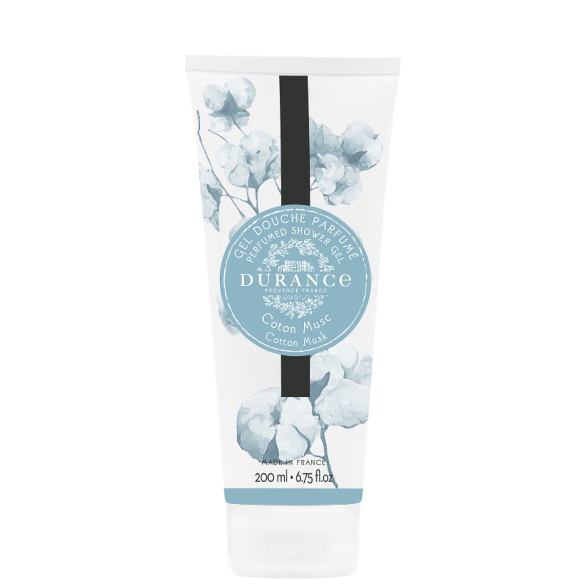 Gel douche COTON MUSC couleur unique, DURANCE