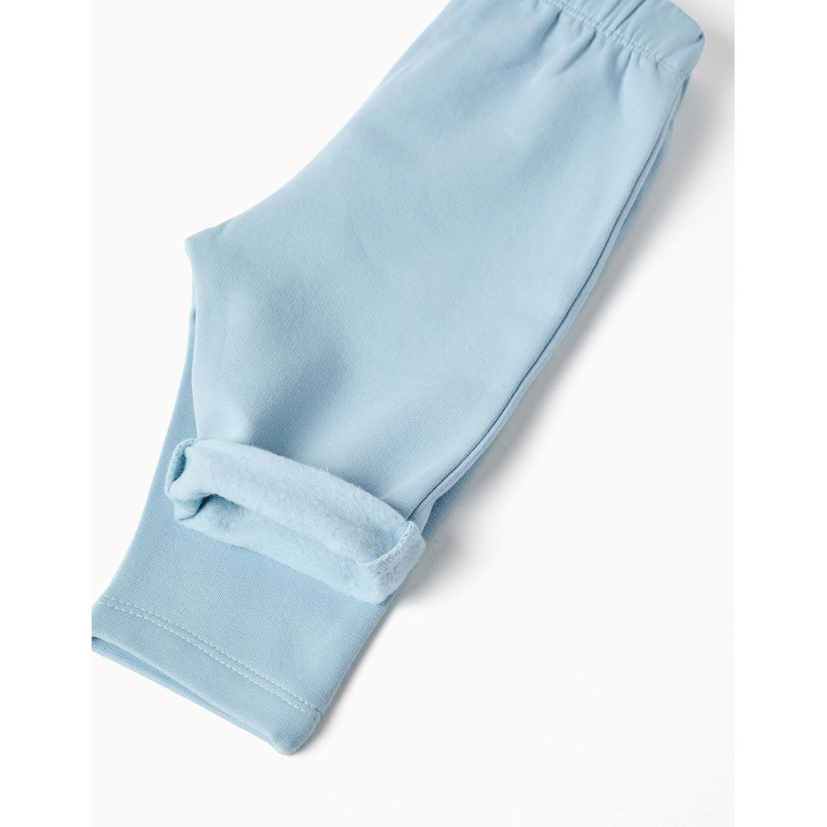 Ensemble de jogging en coton peigné avec imprimé en relief bleu clair, ZIPPY