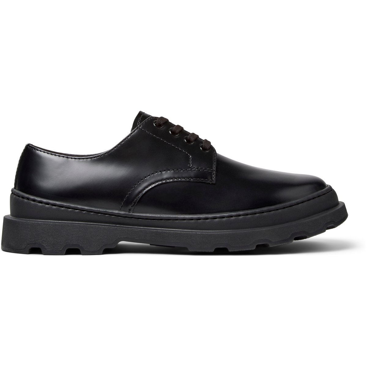 Derbies Brutus+ cuir noir, CAMPER