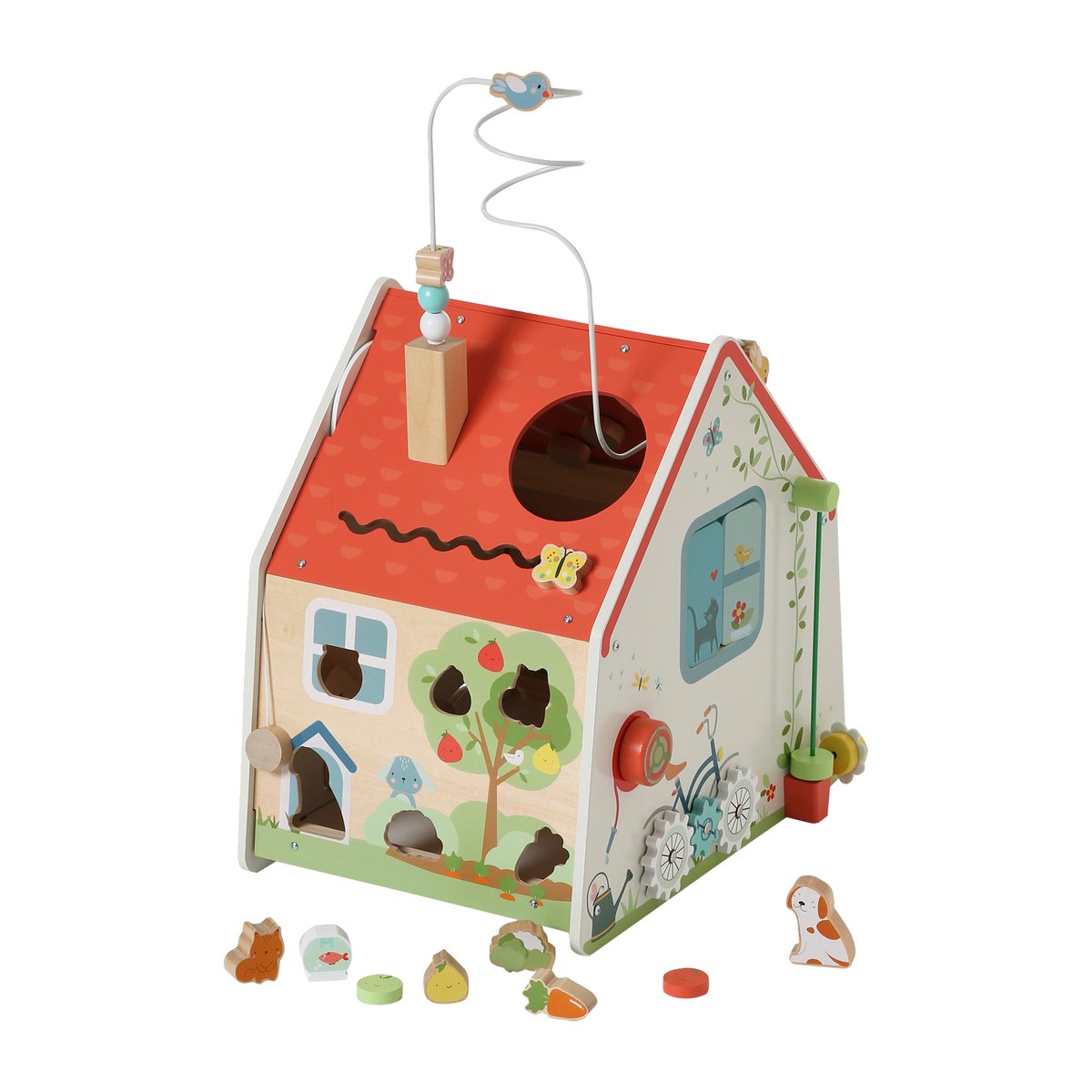 Grande maison d'activités en bois FSC® bois, VERTBAUDET