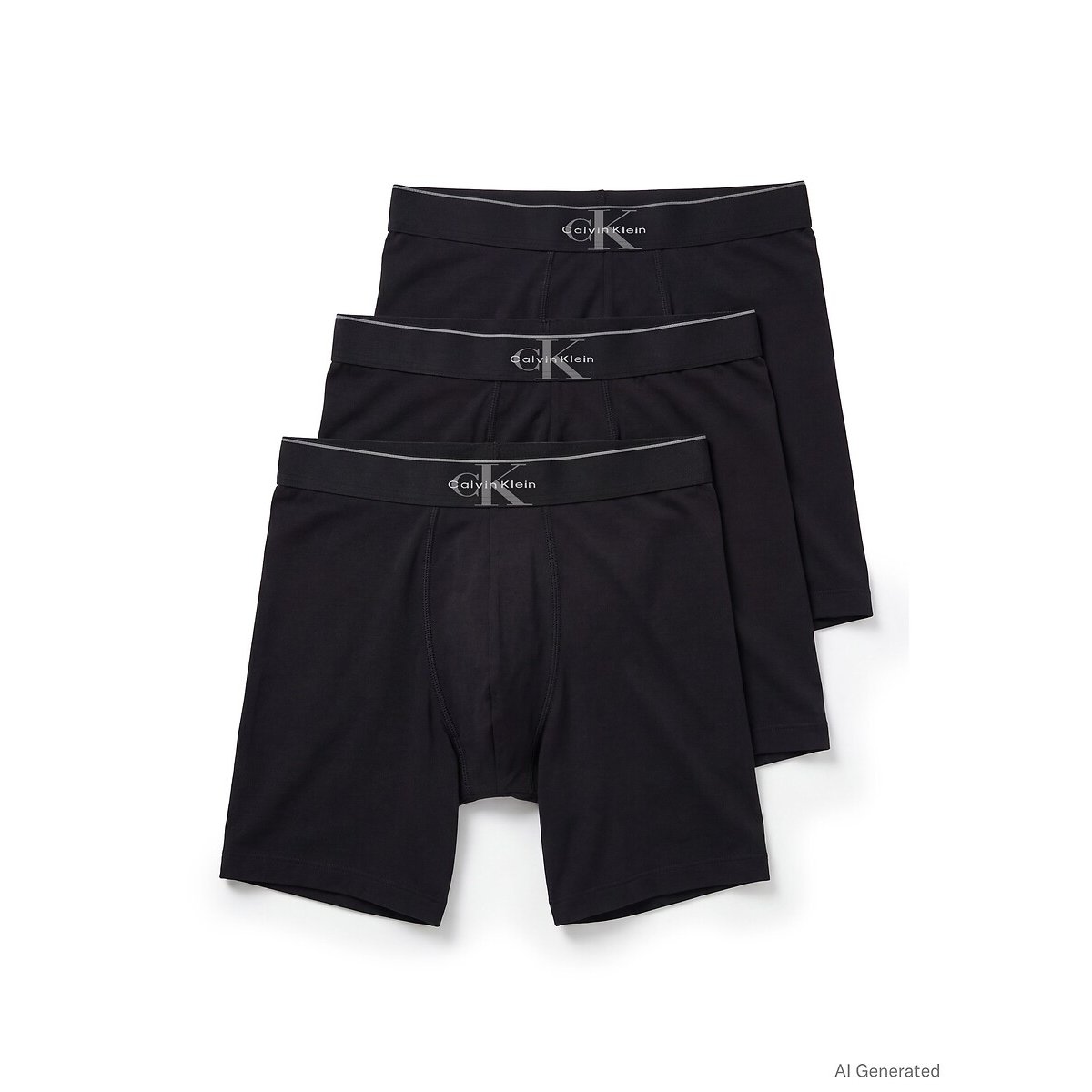 Pack of 3 Plain Brief Hipsters black + black + black, CALVIN KLEIN UNDERWEAR