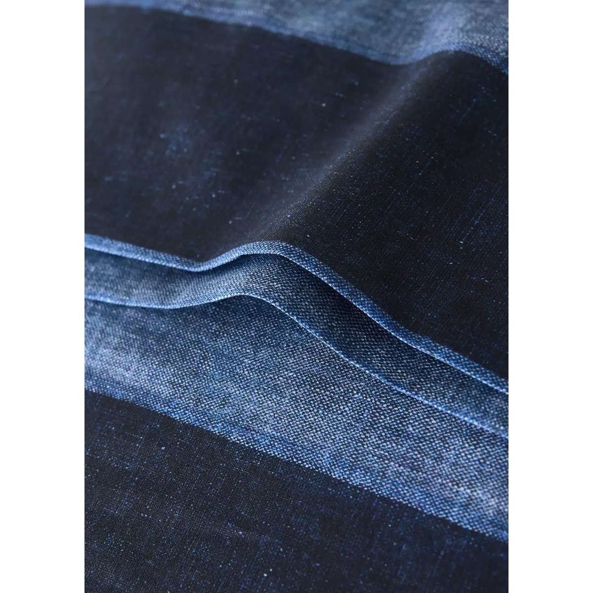 Taie d’oreiller 100 % coton 45x110 cm bleu indigo, MANGO HOME