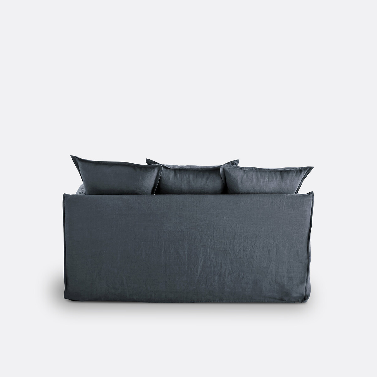 Canapé 2, 3, 4 ou 5 places, déhoussable, lin froissé, ODNA indigo, LA REDOUTE INTERIEURS