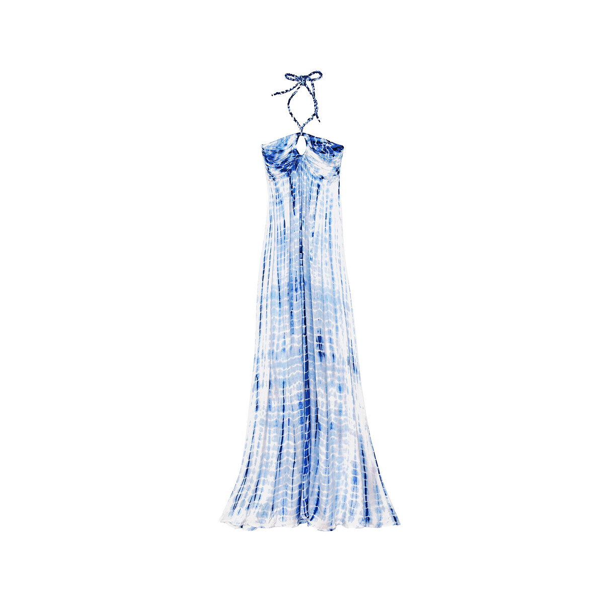 Maxikleid RENZA mit Nackenträgern & Batikmuster batikdruck, LA PETITE ETOILE