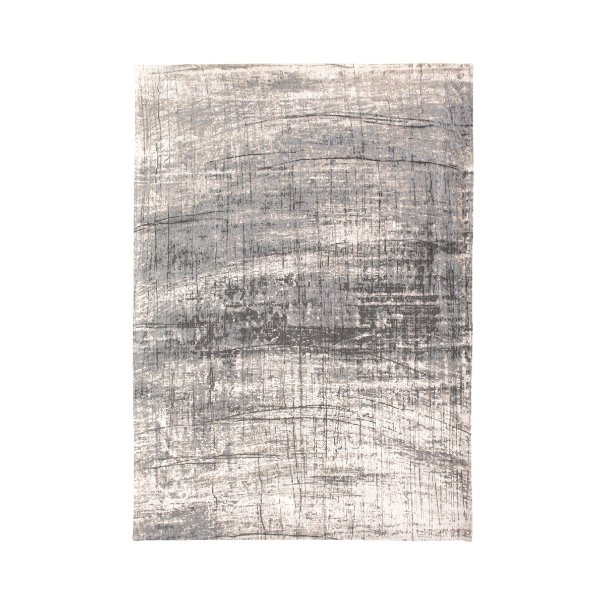 Tapis gris salon et chambre JERSEY STONE - Louis de Poortere argent, NOVATREND