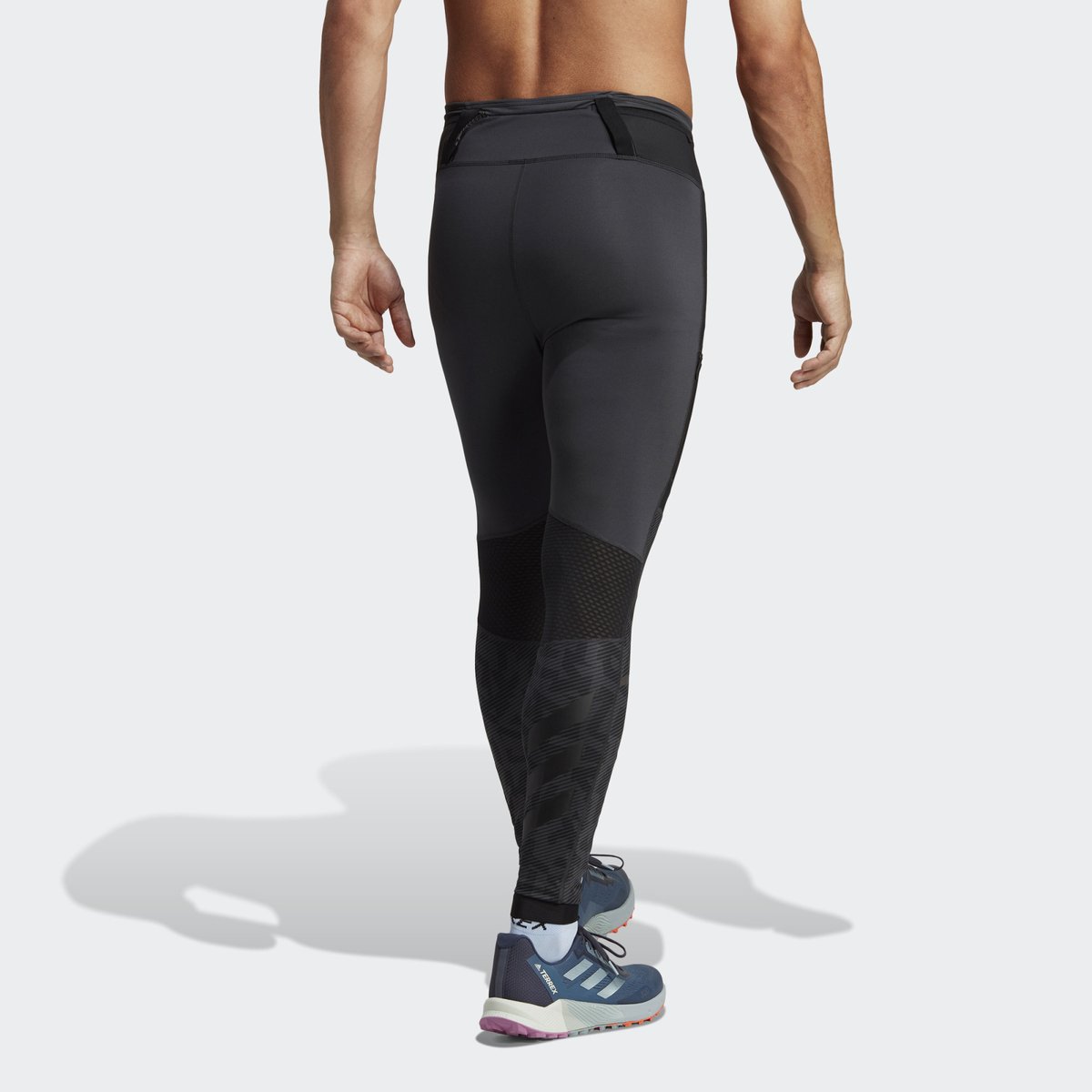 Collant de running gris anthracite, adidas Performance
