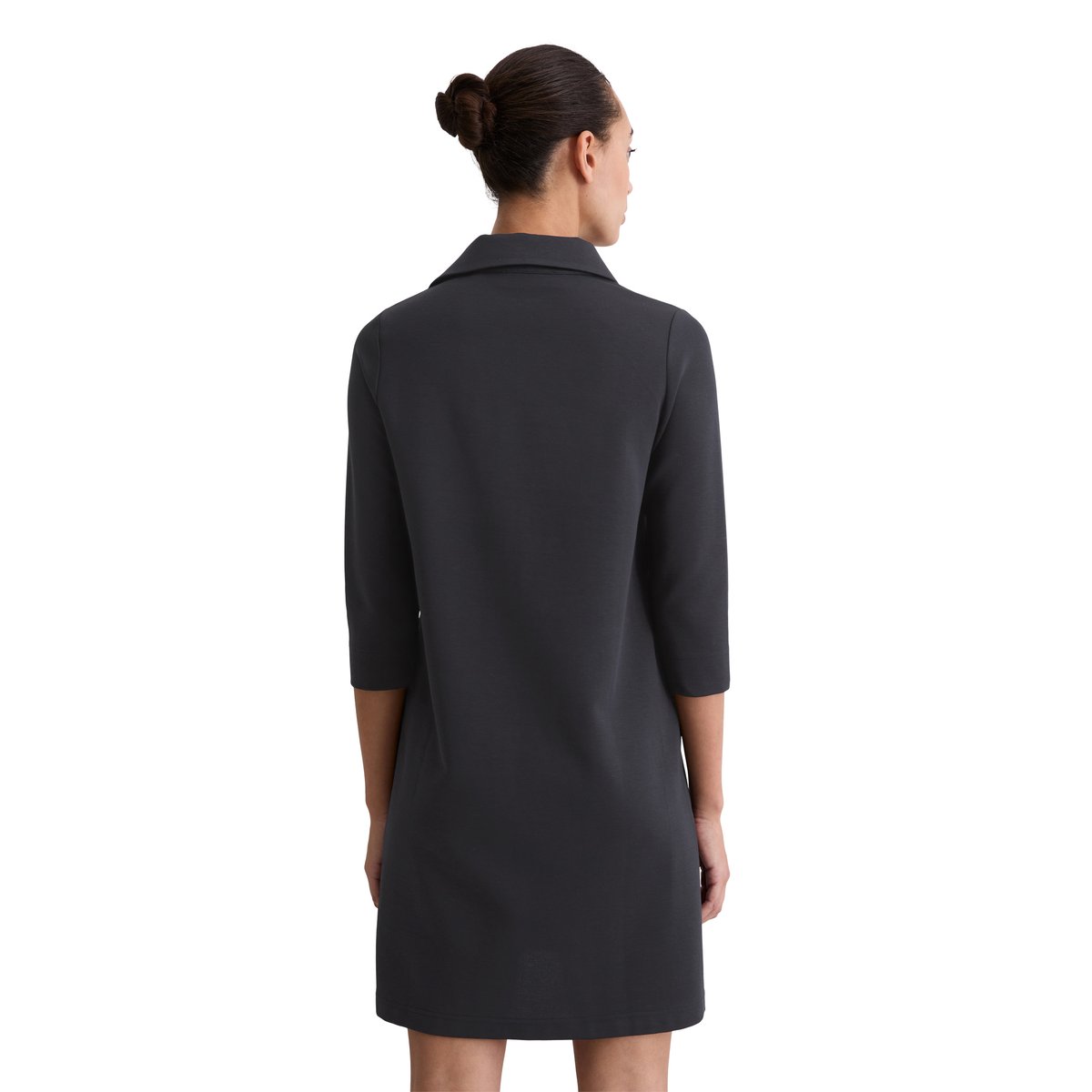 Robe en jersey relaxed en qualité interlock bleu foncé, MARC O'POLO