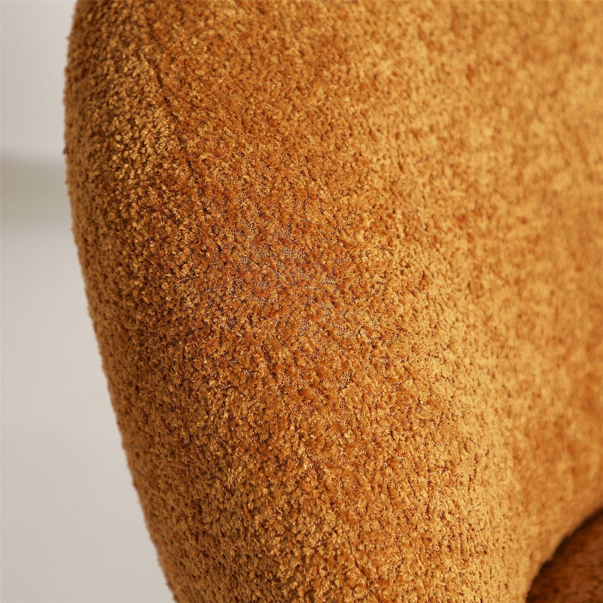 Fauteuil rotatif contemporain collection VACIO ocre, RECOLLECTION