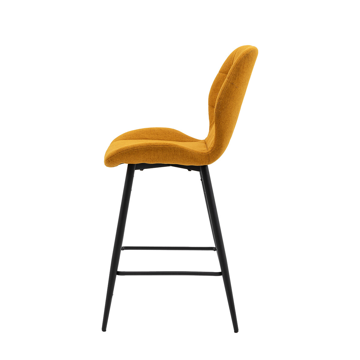 Dover Quilted Bar Stool (Set of 2) yellow, SO'HOME